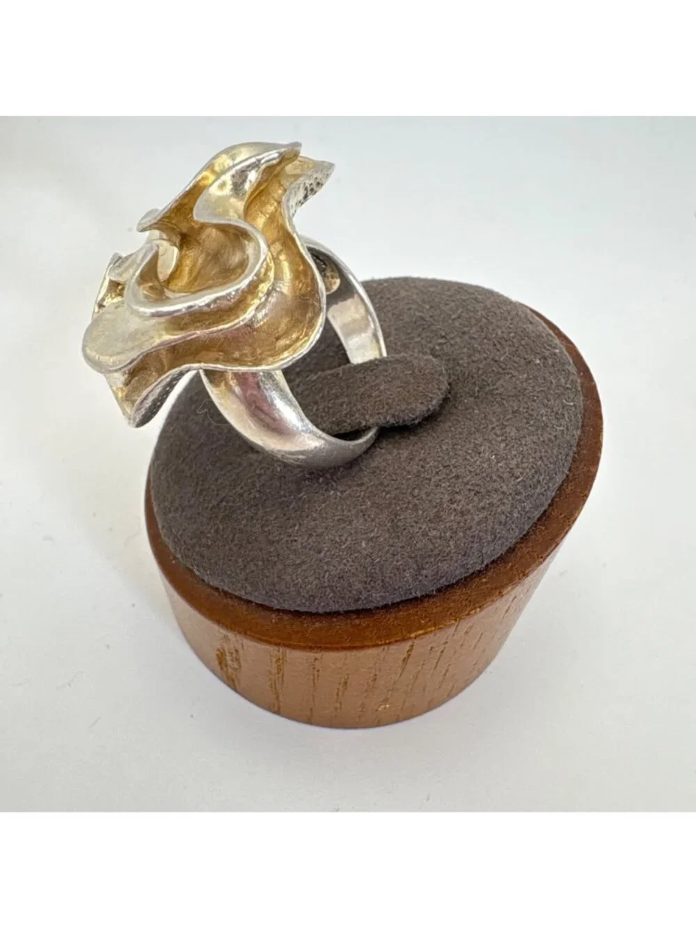 VTG Silpada Sterling Silver 925 Abstract Flower Design Band Ring Size 7